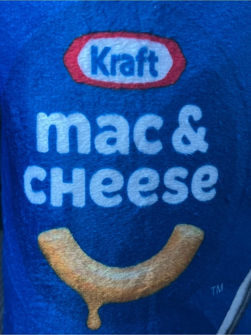 Kraft Mac & Cheese Plush Dog Toy Squeaker Original Flavor NWT